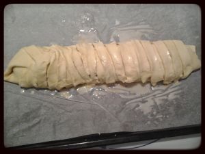 Feuilletée courgette, tomates, mozzarella au thermomix