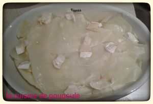 Gratin de chou aux fromages de chévre au thermomix