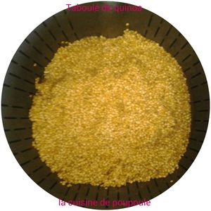 Taboulé de quinoa au thermomix