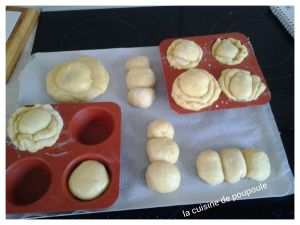Brioche au lait d'amande et pâte à tartiner au thermomix ou sans