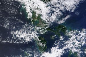Die Überflutungen in der Zentralen Luzon Ebene Quelle NASA
