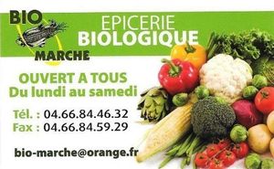 Vos courses Bio avec Bio Marché