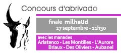 Concours d'abrivado : Finale à Milhaud