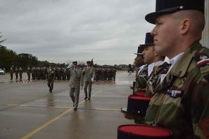 Présentation à l’étendard et remise de képi aux jeunes engagés du 503e RT