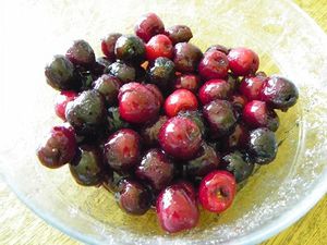TARTE AUX CERISES ET A LA CREME DE MASCARPONE (thermomix)