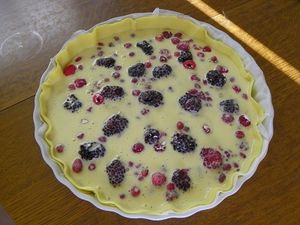 ESCAPADE EN CUISINE DE JUIN : LA TARTE AUX FRUITS DES BOIS (thermomix)