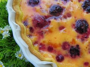 ESCAPADE EN CUISINE DE JUIN : LA TARTE AUX FRUITS DES BOIS (thermomix)