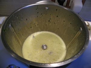 TORTILLA DE COURGETTES A LA CORIANDRE (thermomix)