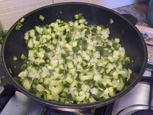TORTILLA DE COURGETTES A LA CORIANDRE (thermomix)