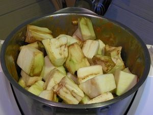 CURRY D'AUBERGINE AU LAIT DE COCO (thermomix)