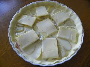 TARTE RACLETTE (thermomix)