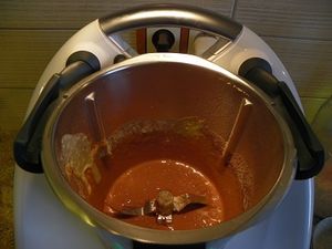 GATEAU AU CHOCOLAT ET AUX FRUITS (thermomix)