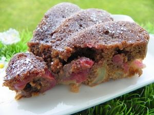 GATEAU AU CHOCOLAT ET AUX FRUITS (thermomix)