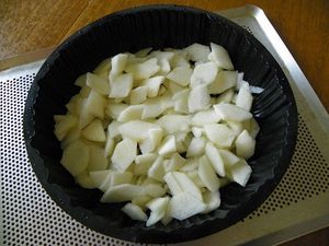 CLAFOUTIS POIRES ET CHOCOLAT (thermomix)