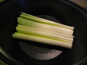 POIREAUX GRATINES AU JAMBON (thermomix)