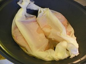 THON ALBACORE ET SA CREME VANILE (Thermomix)