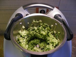 COURGETTES AUX RAVIOLES DU DAUPHINE (Thermomix)