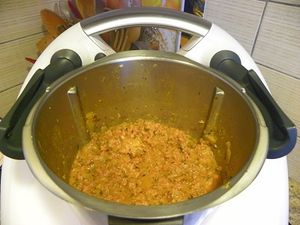 COURGETTES FARCIES A LA VIANDE HACHEE (thermomix)
