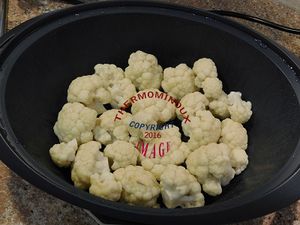 CHOU-FLEUR CURRY ET LAIT DE COCO (thermomix)