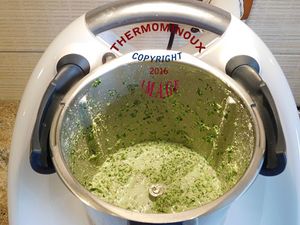 FLAN AUX FANES DE RADIS (thermomix)