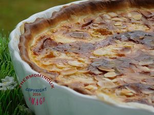 TARTE AMANDINE AUX ABRICOTS (thermomix)