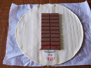 TABLETTE DE CHOCOLAT FEUILLETE (thermomix)