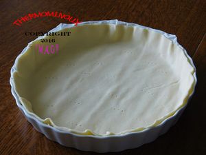 TARTE TOMATES MOZARELLA (thermomix)