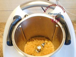 COMPOTE EXPRESS DE PECHES AU CARAMEL (thermomix)