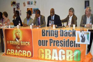 Conférence-Débat Laurent Gbagbo à la CPI / Me Touré, Me Tricaud, Théophile Kouamouo