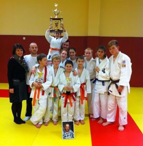 Judokas en fête