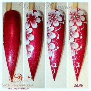 Tutoriel image, fleur, pas à pas,nail art fleur, technique one stroke.