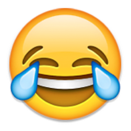 emoji face with tears of joy