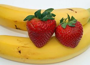 CLAFOUTIS BANANE FRAISE
