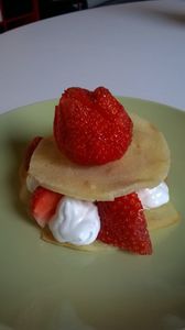Feuillantines aux fraises