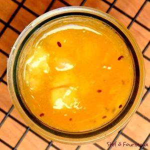 Confiture banane kiwi fruit de la passion