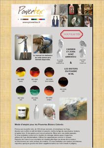 Les bisters de couleurs, les bustes, le easy varnish 1kg