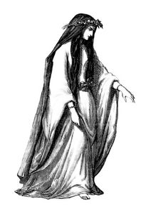 Prêtresse Celte . Druide.
