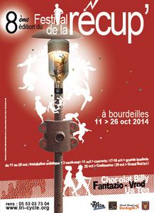 Festival de la Récup à Bourdeilles: AL y sera le 26!