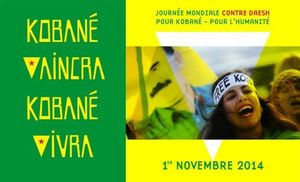 1er novembre : soutien communiste libertaire international au Kurdistan syrien