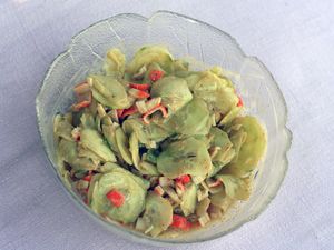 Salade fraîcheur concombre et surimi (light)