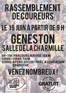RASSEMBLEMENT DE COUREURS SUR GENESTON
