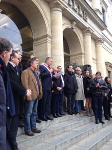 Attentats Paris – Rassemblement Samedi 14 novembre 2015 – Laval.