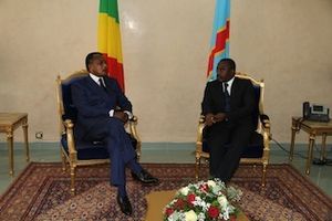 Les présidents Sassou N'Guesso et Kabila