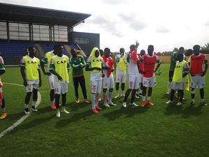 Séance d'entrainement des Diables rouges