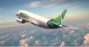 Un Boeing 737 de Ecair