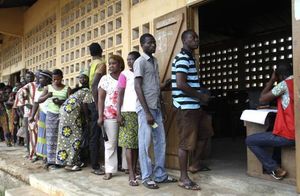 ©Des électeurs impatients de voter