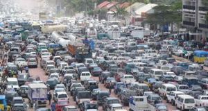 © Flux routier en pleine Antananarivo