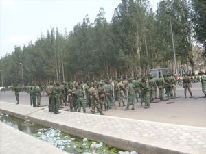 ©Exercices militaires au boulevard