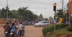 ©Un carrefour de Ouaga, le 5 août