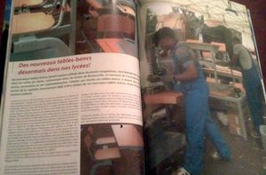 @Une page de BrazzaPLUS sur le magazine